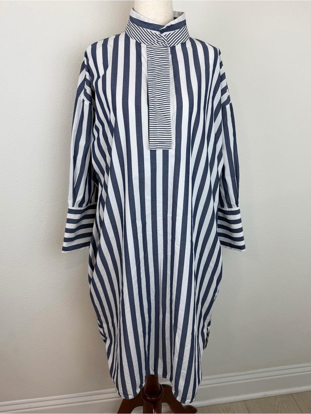 Piazza Sempione Striped Shirt Dress US Size XXL